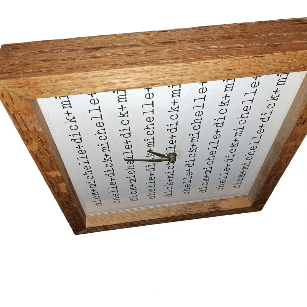 Attention Dick & Michelle - Fun & Fabulous wooden Vintage WORKING Wall Clock